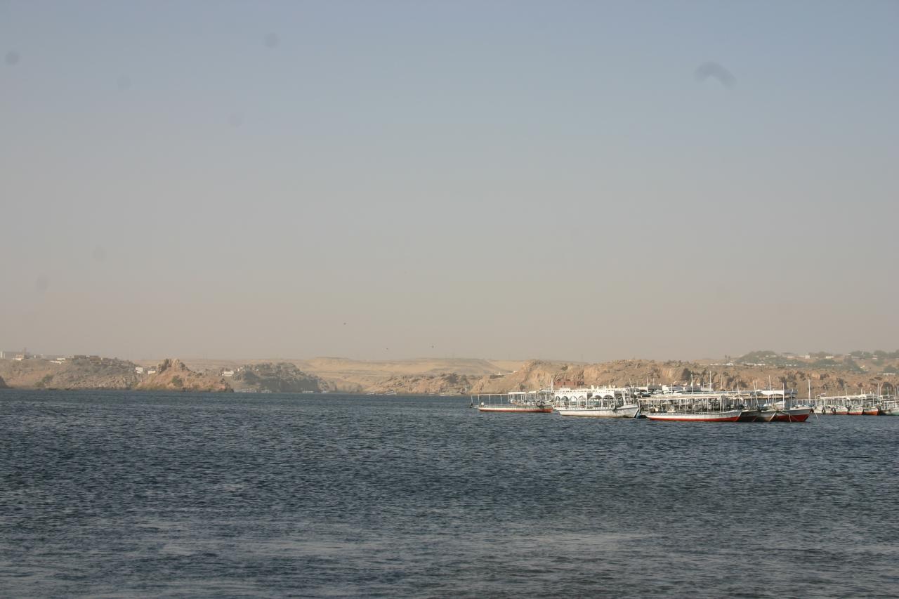 les barques pour aller au temple de philae
