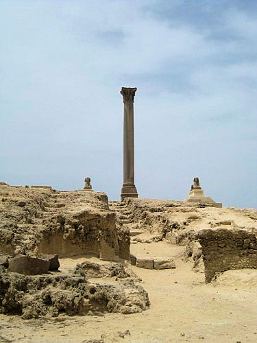 La colonne de Pompée