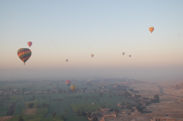 montgolfière à louxor