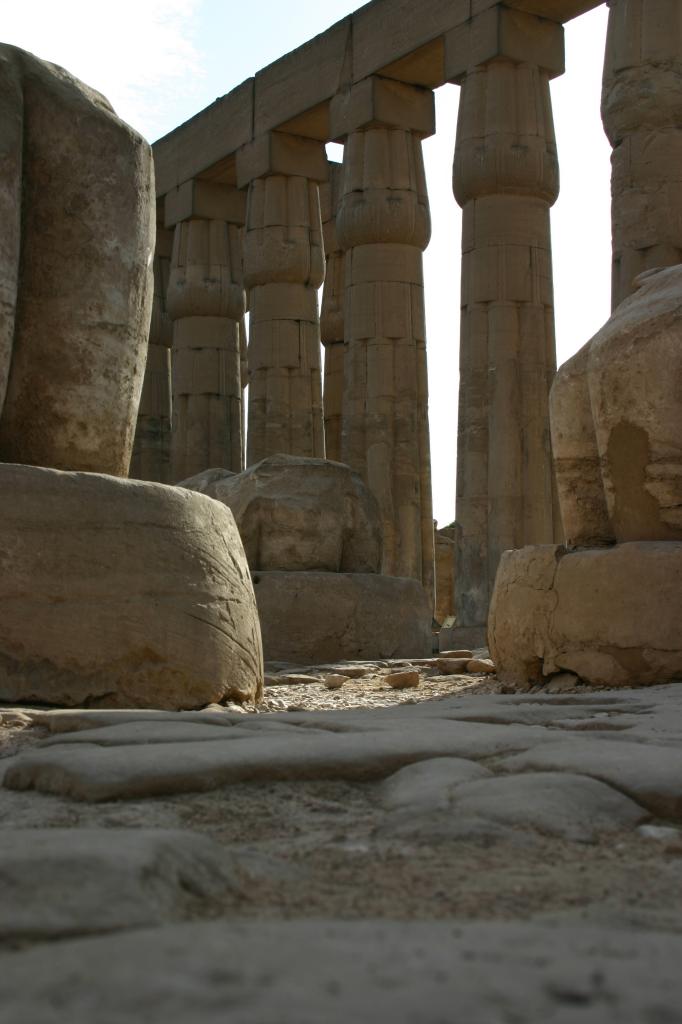 Une vue sur le temple de louxor