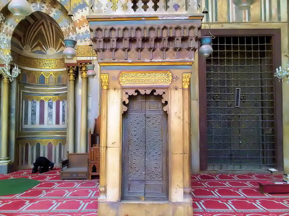 Le minbar de la mosquée du sultan Hassan