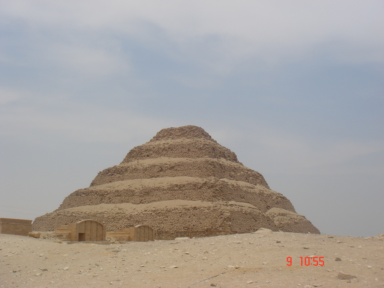 la pyramide de Saqqara