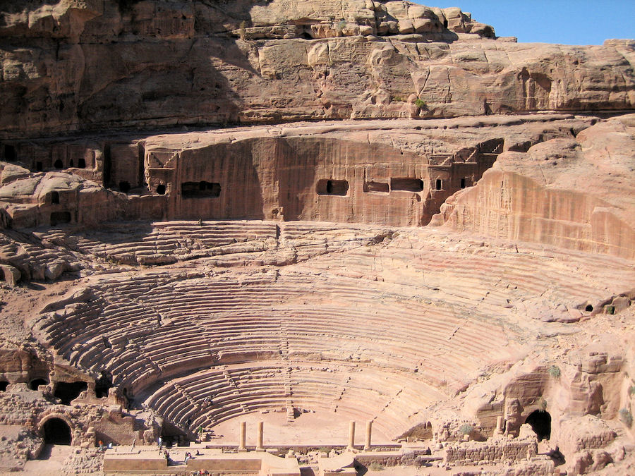 Le théâtre Romain de Petra