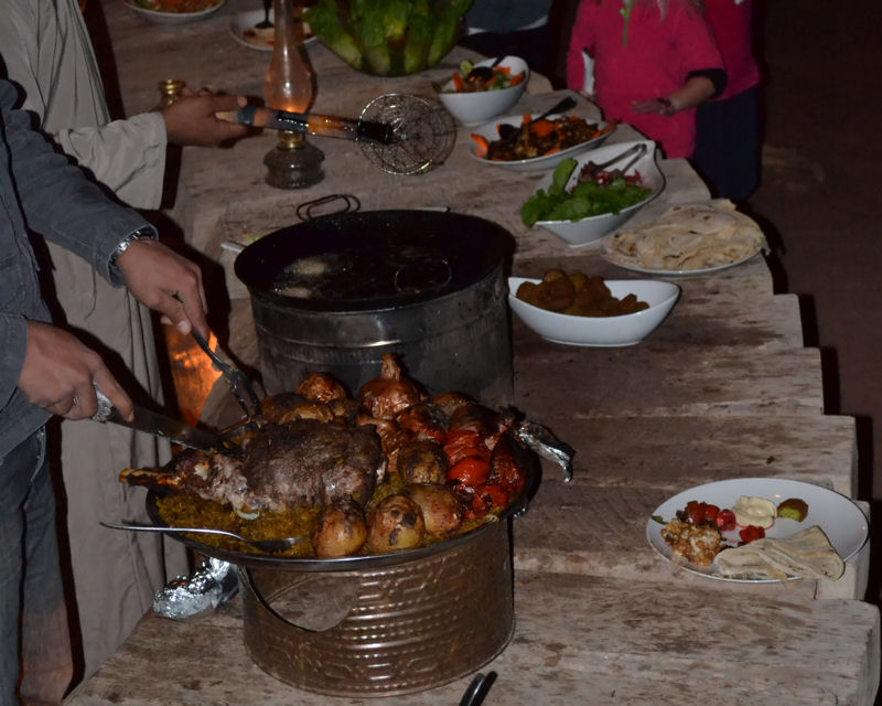 Repas chez les bedouins