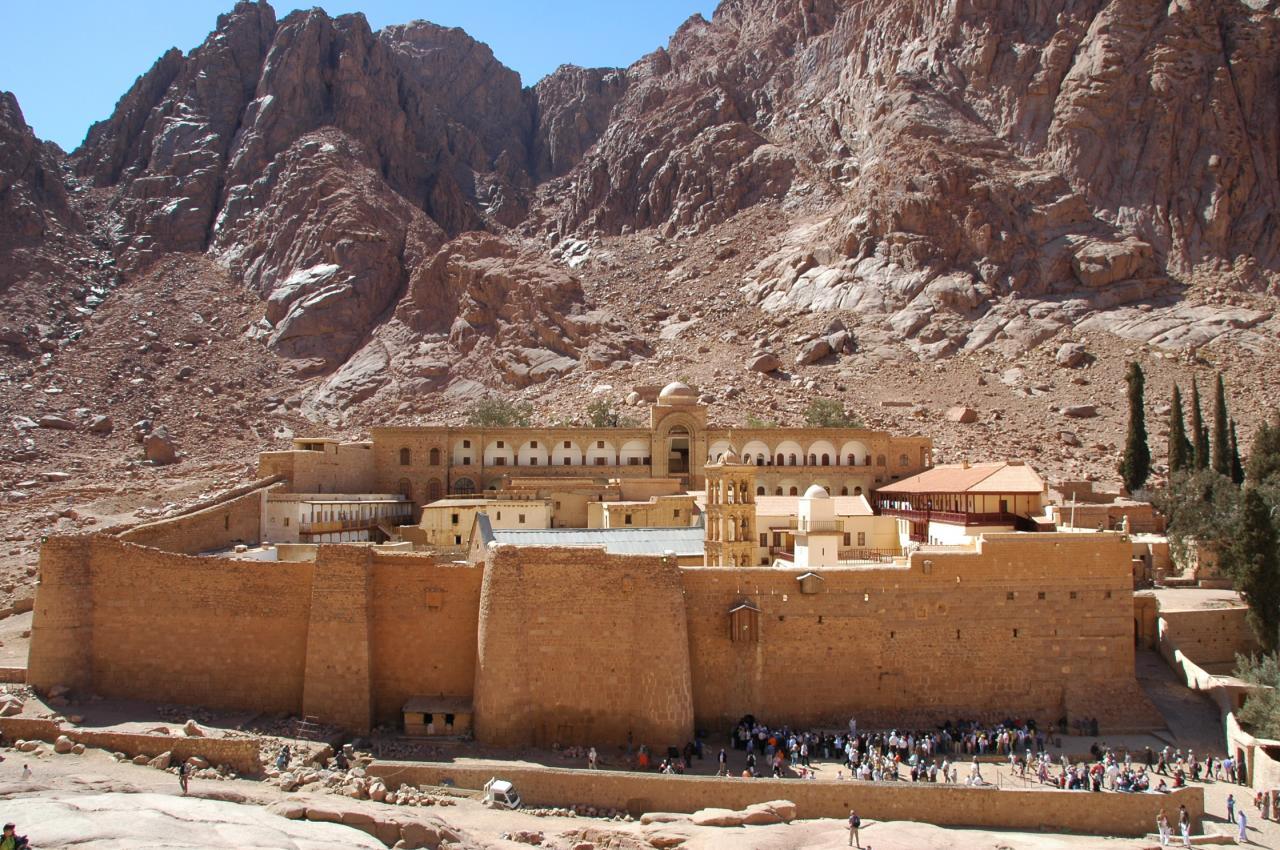 Le monastère de Ste Catherine au Sinaï