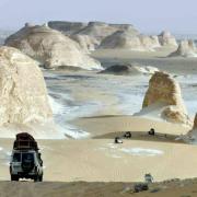 Desert blanc en egypte