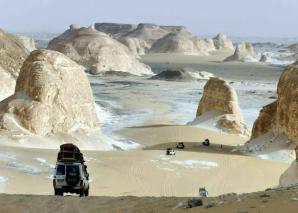 Desert blanc en egypte