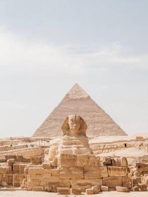 Plateau de Gizeh et son sphinx