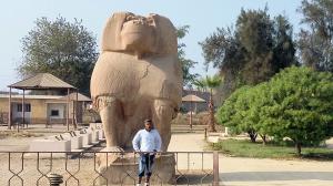 Statue de thot à Hermopolis