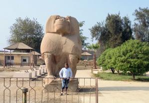 Statue de thot à Hermopolis